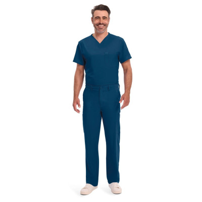 Men's drawstring trousers with standard waistband